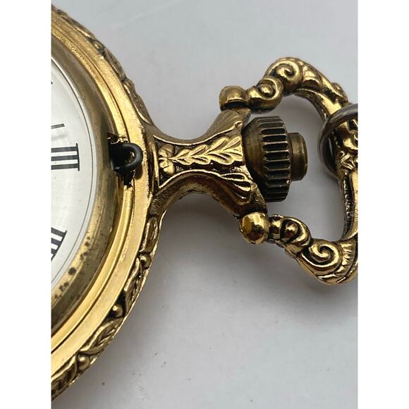 Majesti Swiss Men's Number 1 Dad Pocket Watch With Chain and Clip - New Battery - Picture 8 of 9